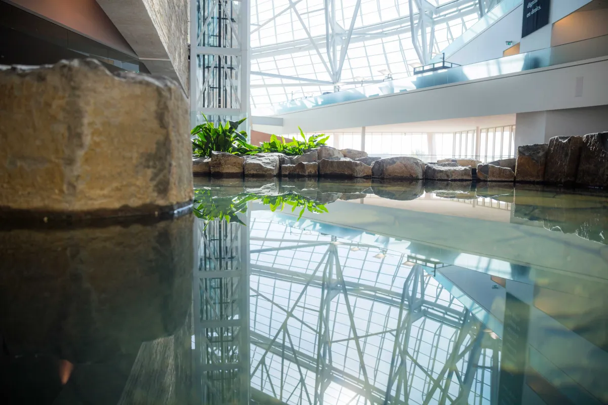 Le Jardin de contemplation Stuart Clark dans le Musée.