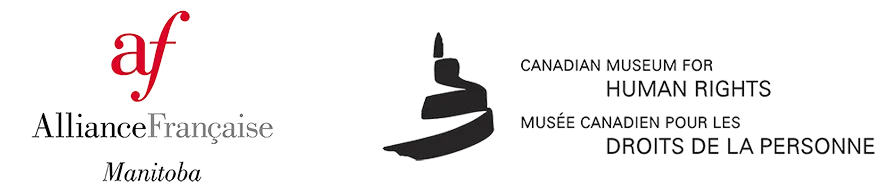 Logo for Aliance Francais and CMHR/MCDP